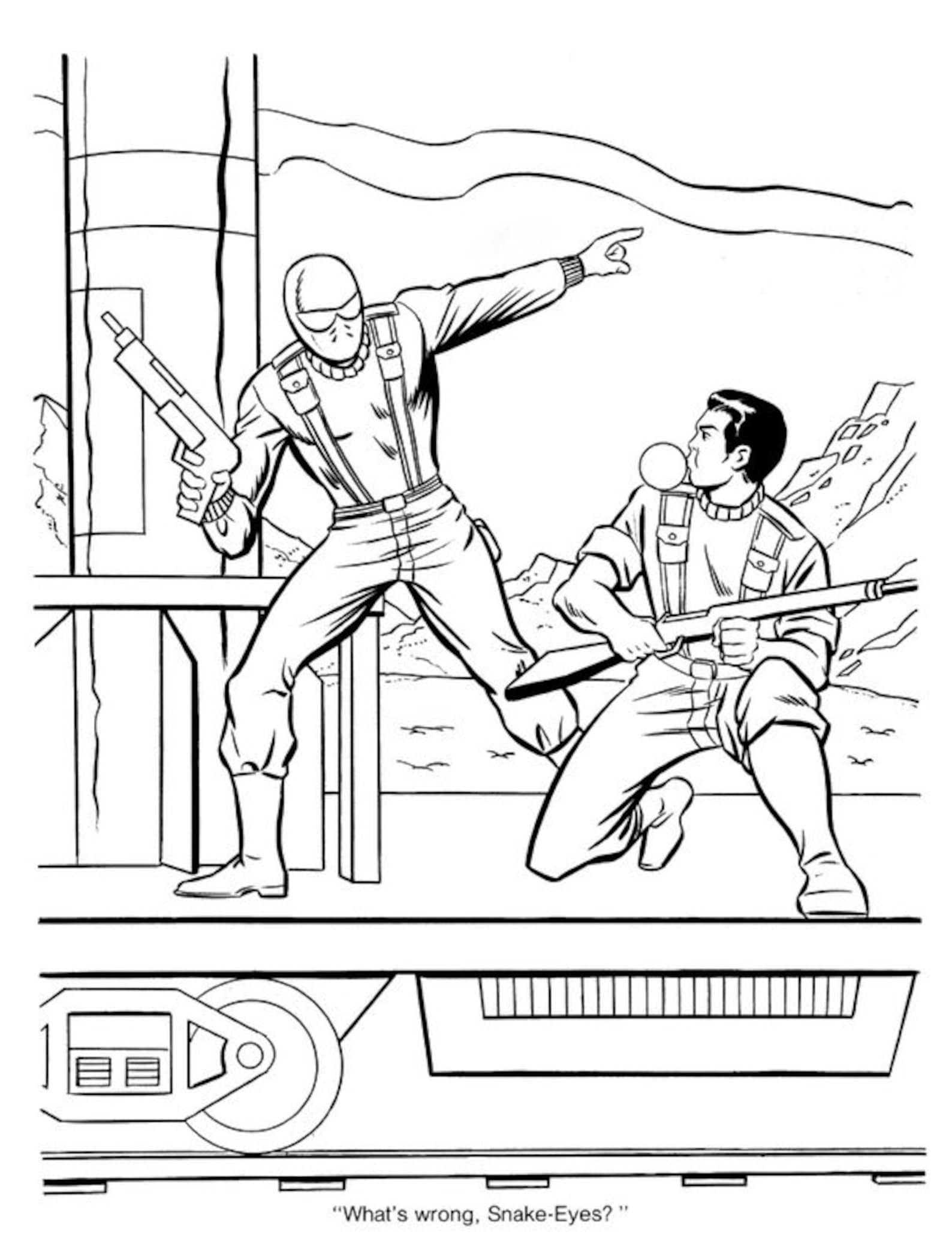 GI Joe Operation Decoy Giant Coloring Book 1983 PDF DIGIFILE - Etsy