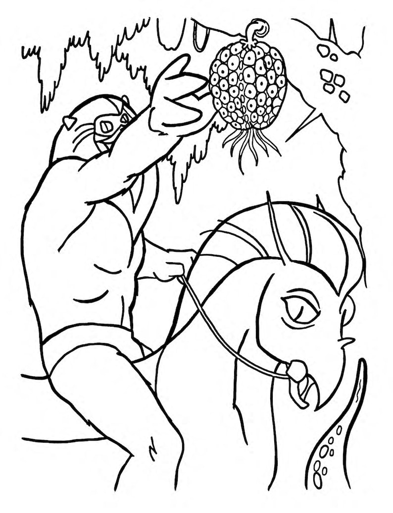 Thundarr the Barbarian in the Floating Palace Coloring Book 1982 PDF