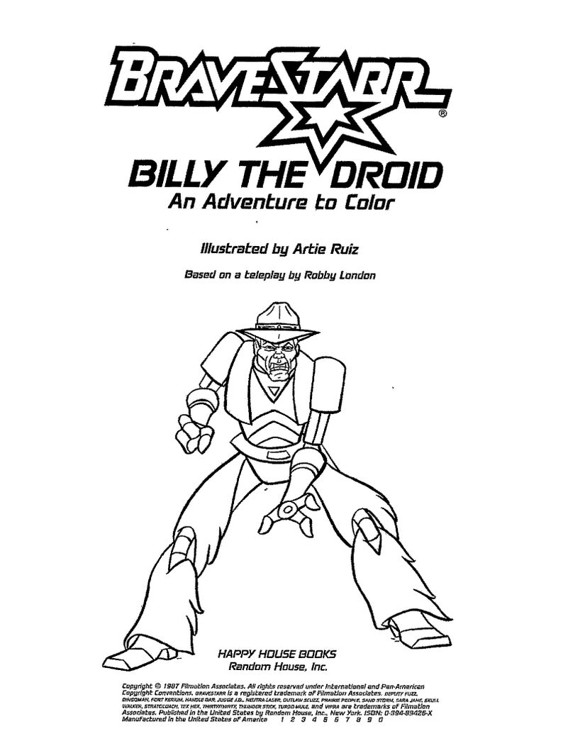 Bravestarr Coloring Pages Coloring Pages