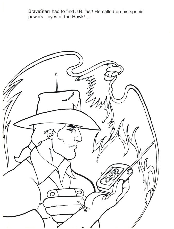 Bravestarr Operation Time Trip Coloring Book 1987 PDF DIGIFILE - Etsy