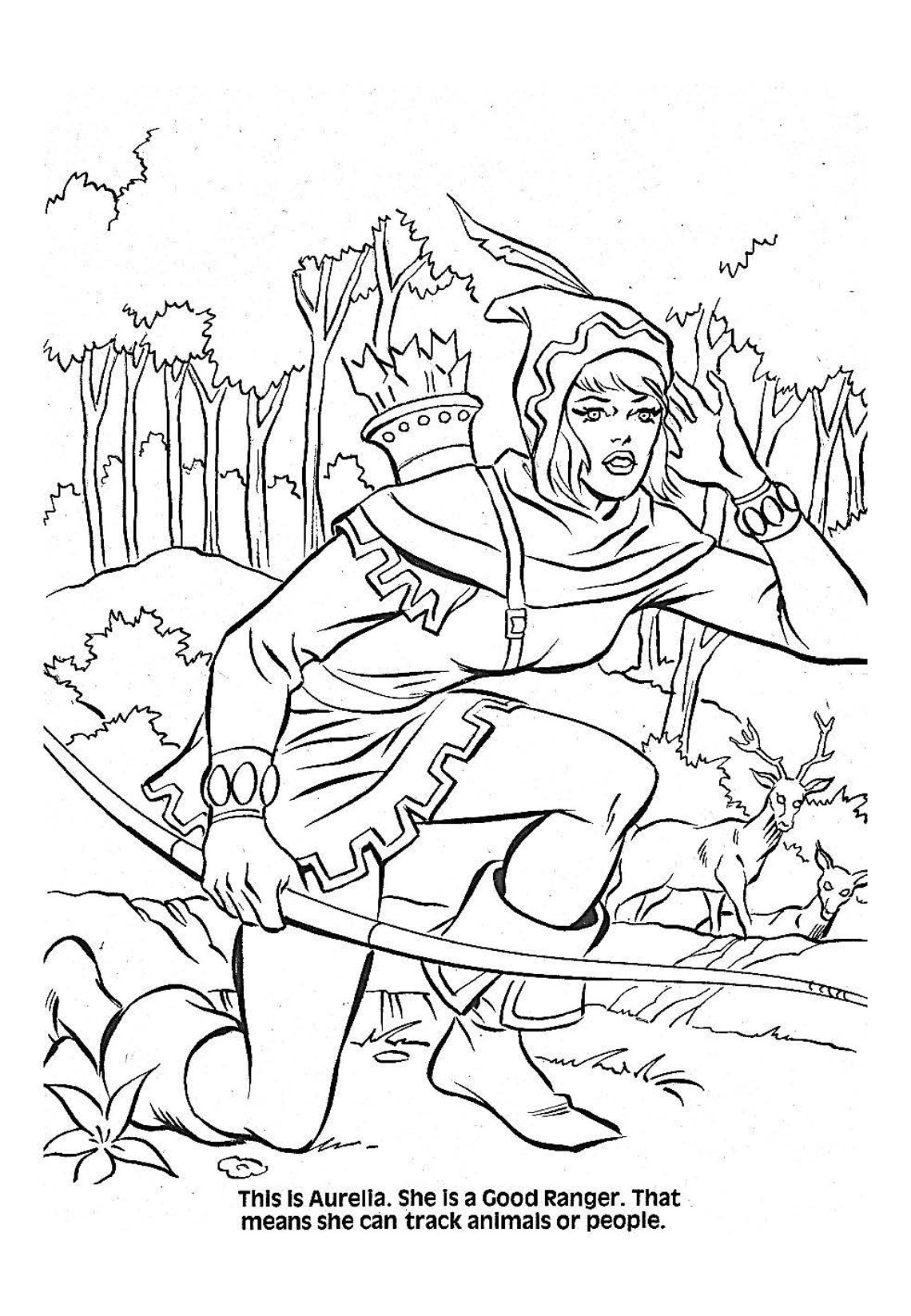 Advanced Dungeons &amp; Dragons Characters Coloring Book PDF DIGIFILE - Etsy
