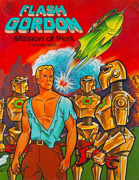 Flash Gordon Mission of Peril Coloring Book 1979 PDF DIGIFILE - Etsy