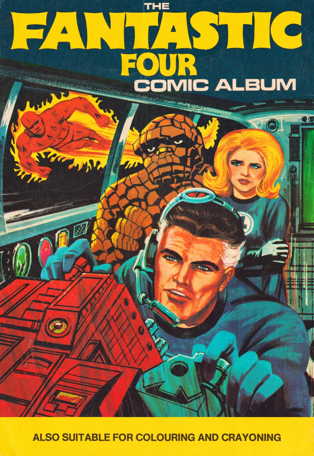 Four Color Book Fantastic Four Comic Album Coloring Book 1975 PDF DIGIFILE - Etsy