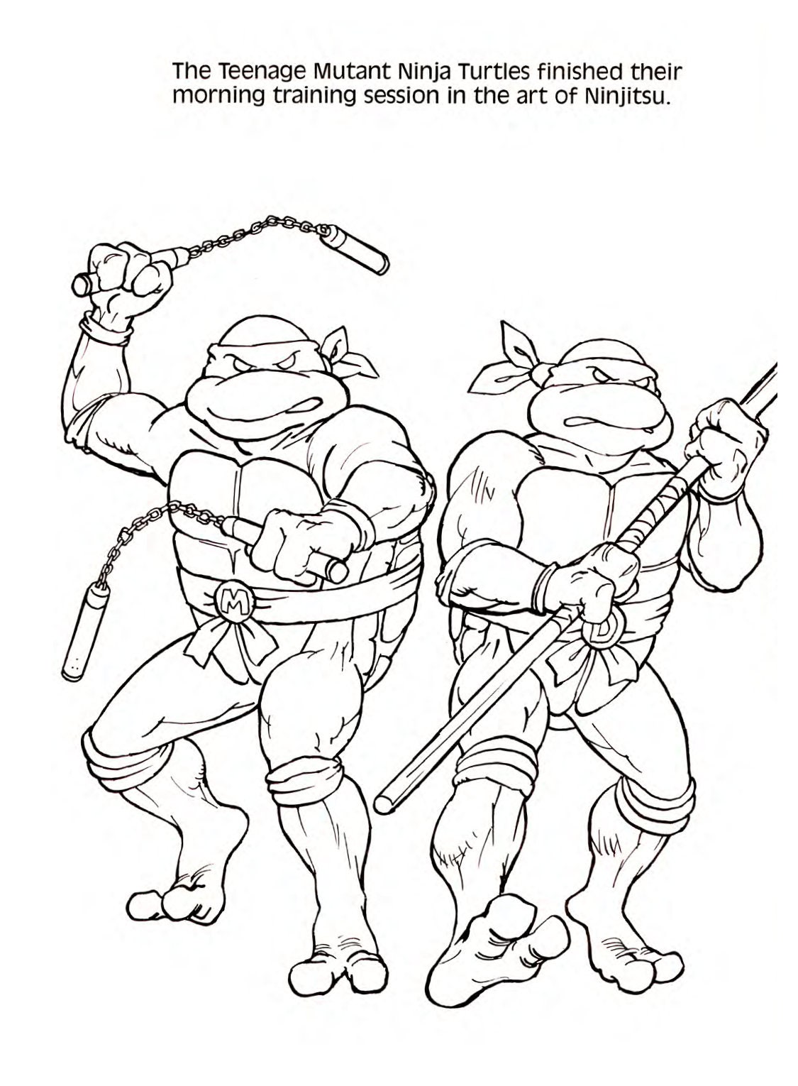 TMNT Mutant Madness Coloring Book 1988 PDF DIGIFILE - Etsy UK