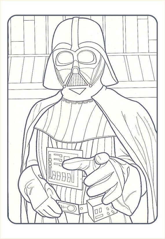 Star Wars Return of the Jedi Coloring Book 18410 1984 - Etsy