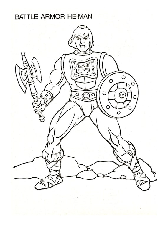 Masters Of The Universe Coloring - Il 570xN.3687565444 71a5