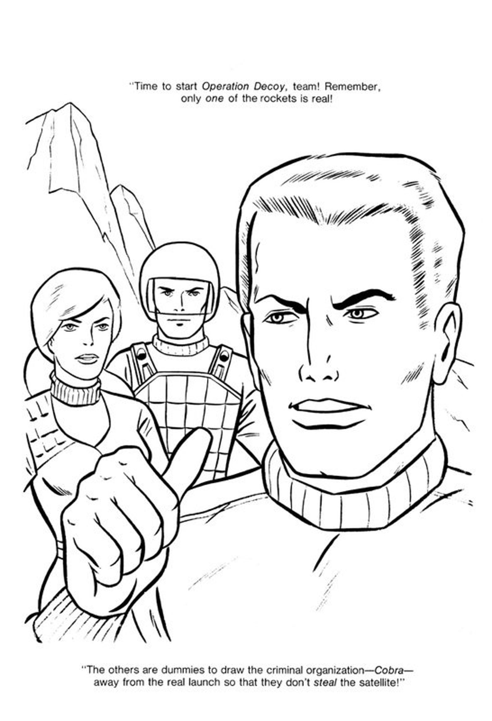 GI Joe Operation Decoy Giant Coloring Book 1983 PDF DIGIFILE Etsy