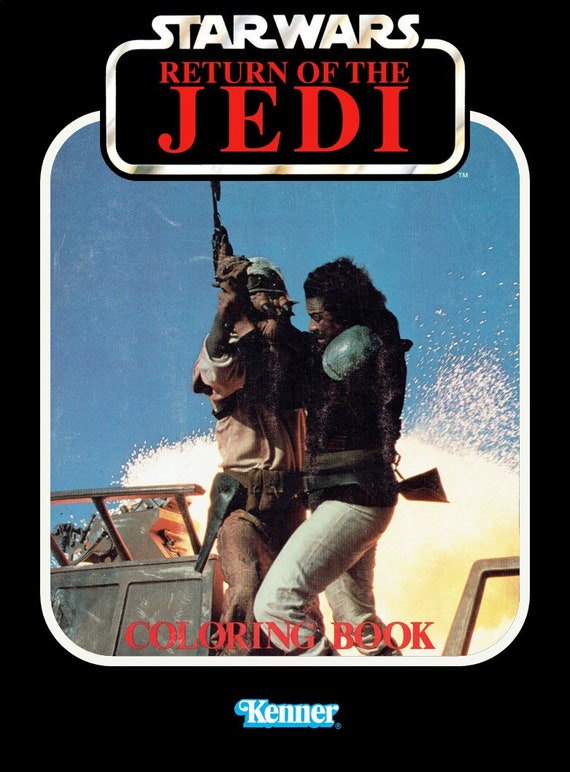 Star Wars Return of the Jedi Coloring Book 19350 1984 PDF
