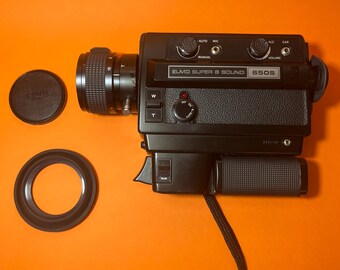 Elmo 650S Sound Super 8 Video Camera - Tested - Etsy