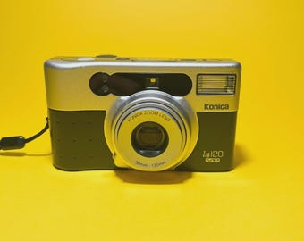 コニカカメラ DXシステム コニカ トップス レッド/バッテリー付き/コンパクト 35mm