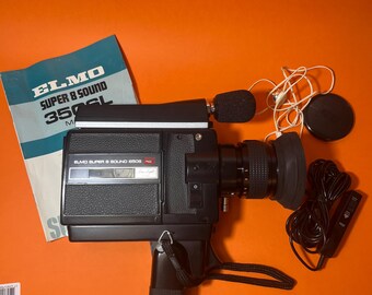 【8ミリカメラ】ELMO SOUND 650S Elmo 650S Sound Super 8 Video Camera - Tested - Etsy