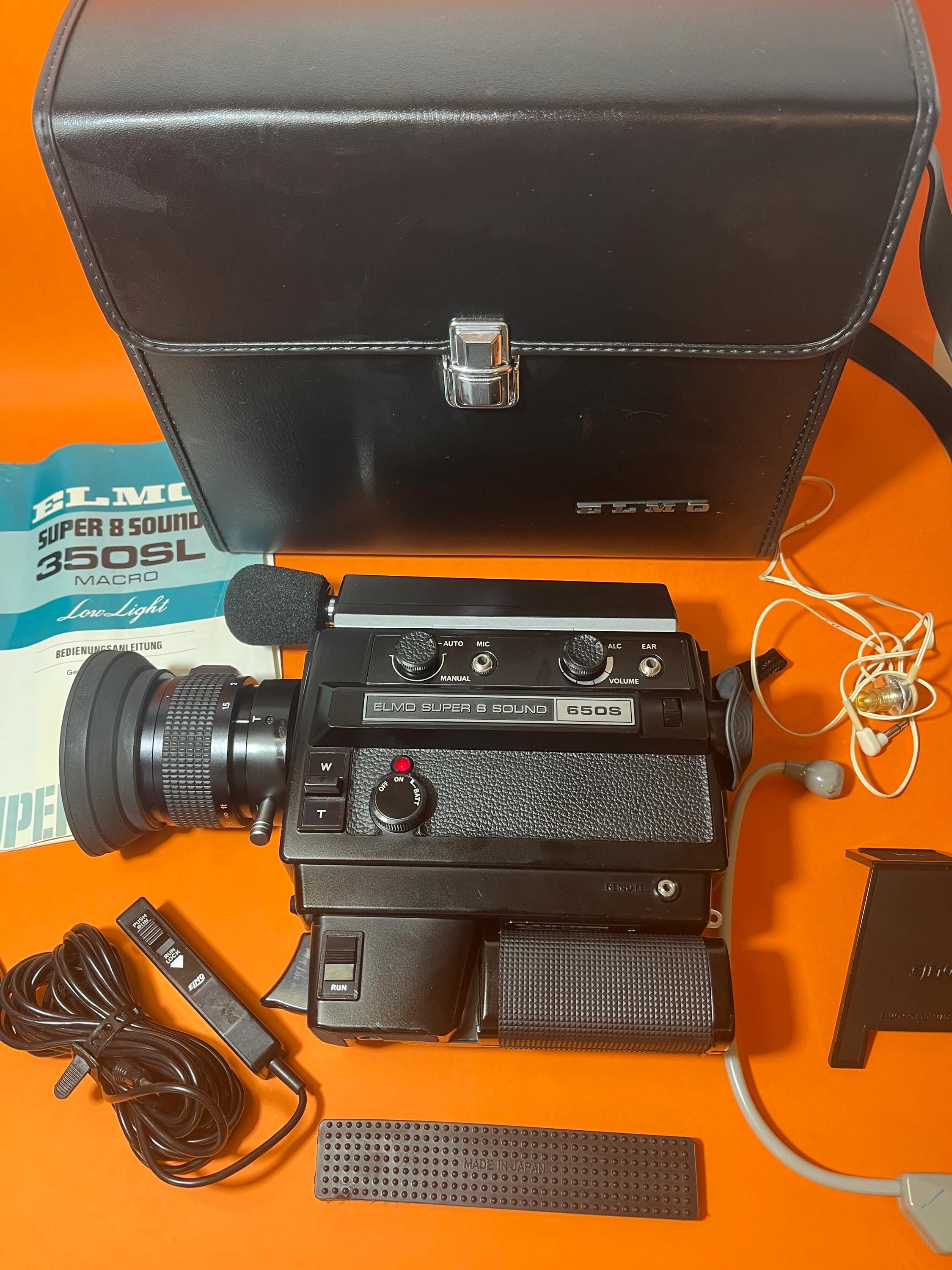 Elmo 650S Sound Super 8 Video Camera - Tested - Etsy Canada