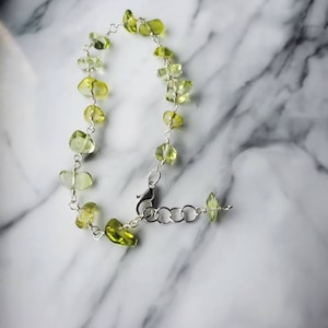 Crystal bracelet | Handmade | Genuine stone | Silver plated | Unique bracelet | Wire wrapped |