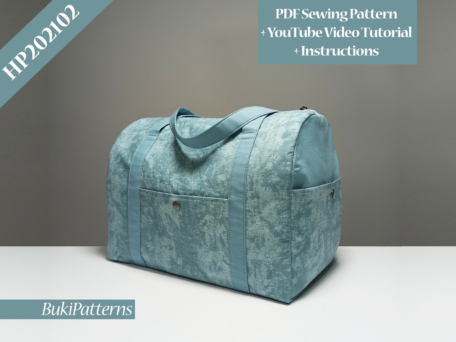 Big Boston Bag PDF Sewing Pattern With Youtube Video Tutorial | Etsy