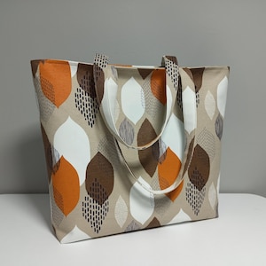 Zipper Tote Bag PDF Sewing Pattern, Tote Bag PDF Printable Pattern With ...