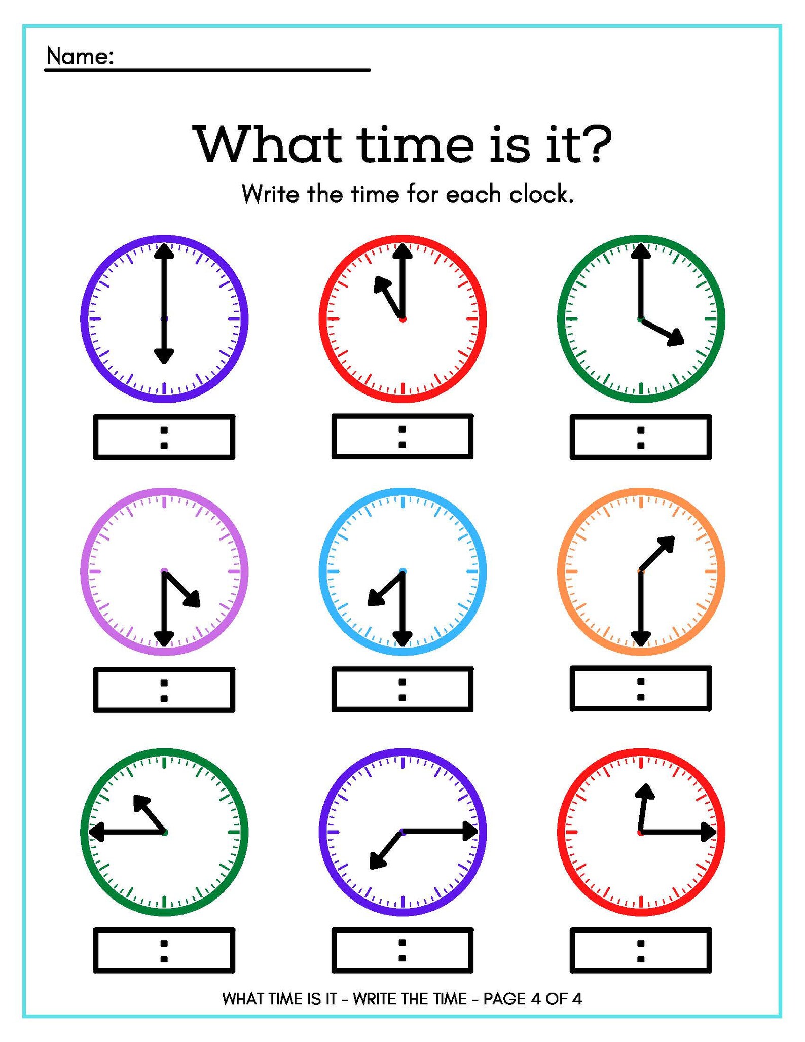 4-printable-learn-to-tell-time-worksheets-download-now-etsy