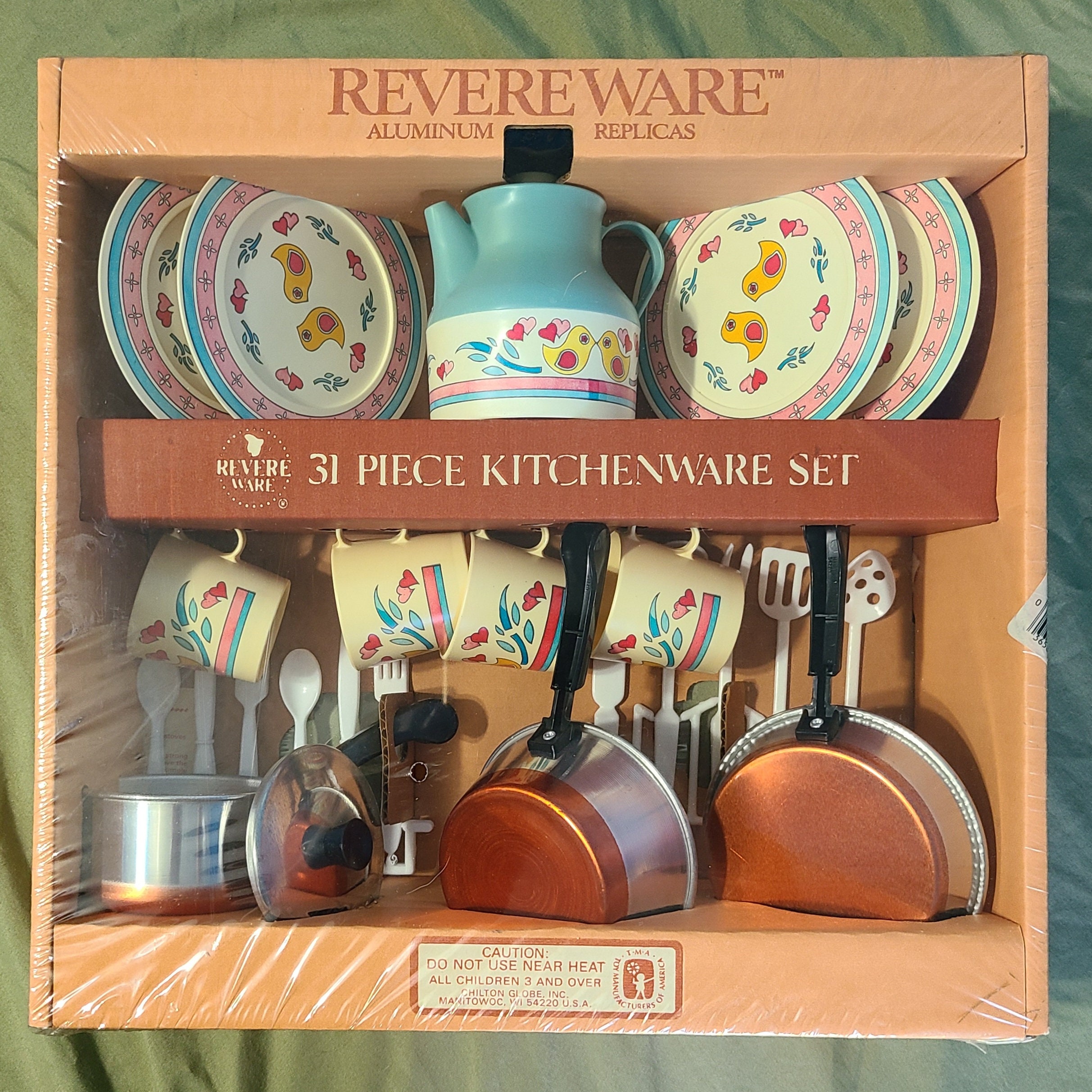 Revere Ware Aluminum Replicas 31 Piece Kitchenware Set Vintage Etsy
