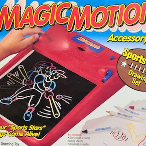 Tyco Magic Motion Accessory Set Sports Stars 1991 Vintage Toy