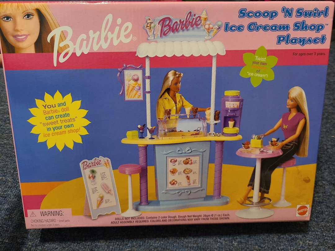 Barbie ice cream playset hotsell