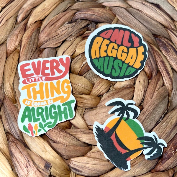 Reggae and Jamaican Stickers | Motivational Quote Sticker | Jamaican Quote