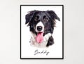 Custom Pet Portrait, Dog Portrait, Cat Portrait, Digital Watercolor, Personalized Portrait from Photo, Pet Painting, Pet Memorial Gift