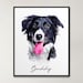 Custom Watercolor Pet Portrait, Watercolor Dog Portrait, Watercolor Cat Portrait, Digital Watercolor, Pet Portrait, Pet Portrait Custom 