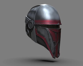 Raw Print Darth Revan Helm