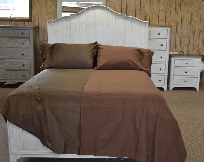 Dual Comfort, Multi Fabric Rotational Bedsheets, Flannel and Cotton, 1/2 Flannel 1/2 Cotton
