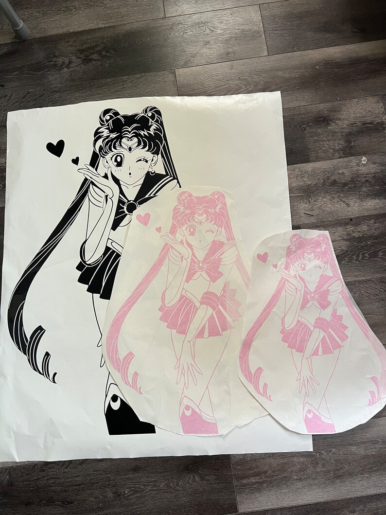 large anime decals