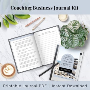 Coaching Business Planner Printable, Life Coach Template, Wellness Journaling Kit, Coaching Biz Start Up, Goal Setting Health Coach Workbook