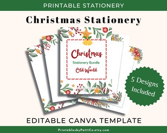 Christmas Stationery Paper - 60 Sheets Holiday Letter Paper 8.5 X 11, Pine & Wood Design - View #13