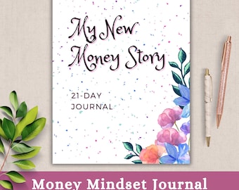 Money Mindset Printable Journal eBook, PDF Download, Digital Planner Workbook, Good Notes Compatible