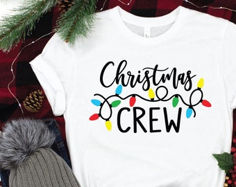 Christmas Crew T Shirt, Merry Christmas Shirt, Christmas Shirt, Christmas Family Matching Shirts, Gift For Him, Christmas Gift, Holiday Tee