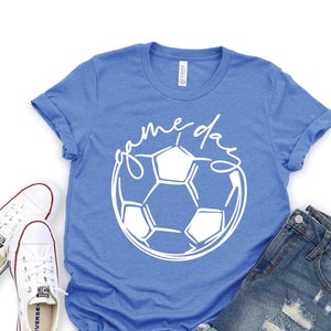 Soccer Game Day Shirt, Game Day Shirt, Soccer T Shirt, Women Soccer Shirt, Soccer Season Tee, Soccer Ball T, Soccer Team Shirt, Soccer Mom T