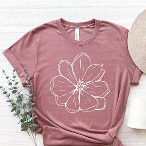 Magnolia T Shirt, Magnolia Flower Shirt, Magnolia Graphic Tee, Live Like Shannon Shirt, Wildflower Shirt, Botanical TEE, Gardening T