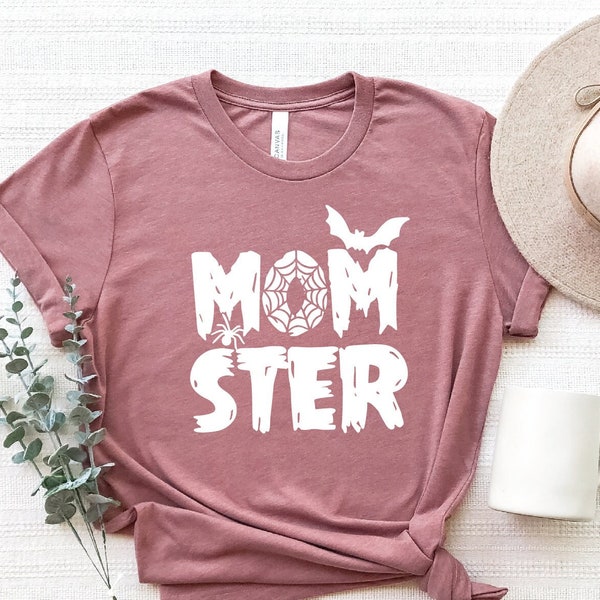 Momster Shirt, Momster Halloween T, Mom Halloween Shirt, Halloween Shirt For Mom, Funny Halloween Shirt, Halloween Shirt, Halloween Gift