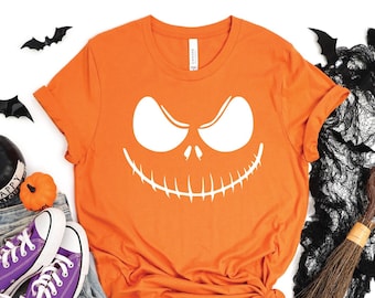 Skellington Halloween Shirt, Funny Nightmare T-Shirt, Halloween Party