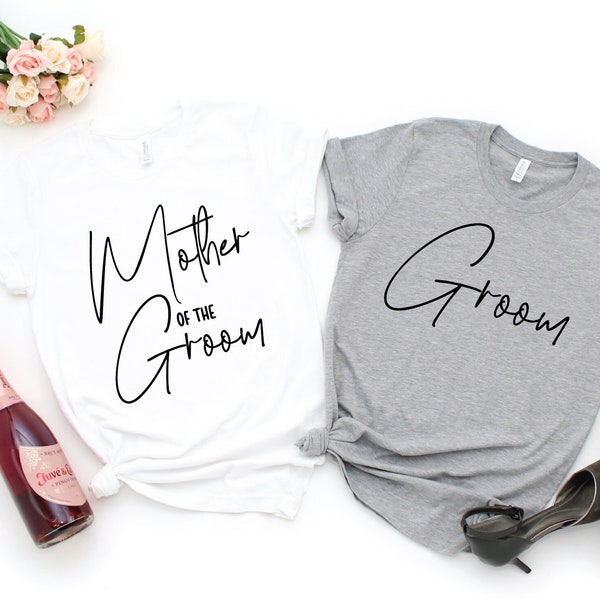 Mother of the Groom Shirt, Bachelorette Party Shirt, Bridal Party Shirts, Bride Shirt, Bridesmaid T, Family Wedding T, Bridesmaid Gift