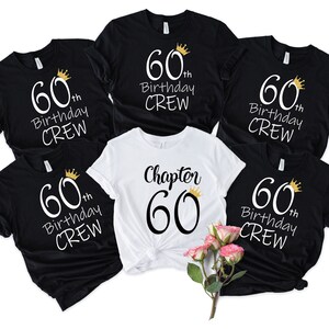 60th Birthday Shirt, 60th Birthday Crew Shirt for Woman, Chapter 60 ...