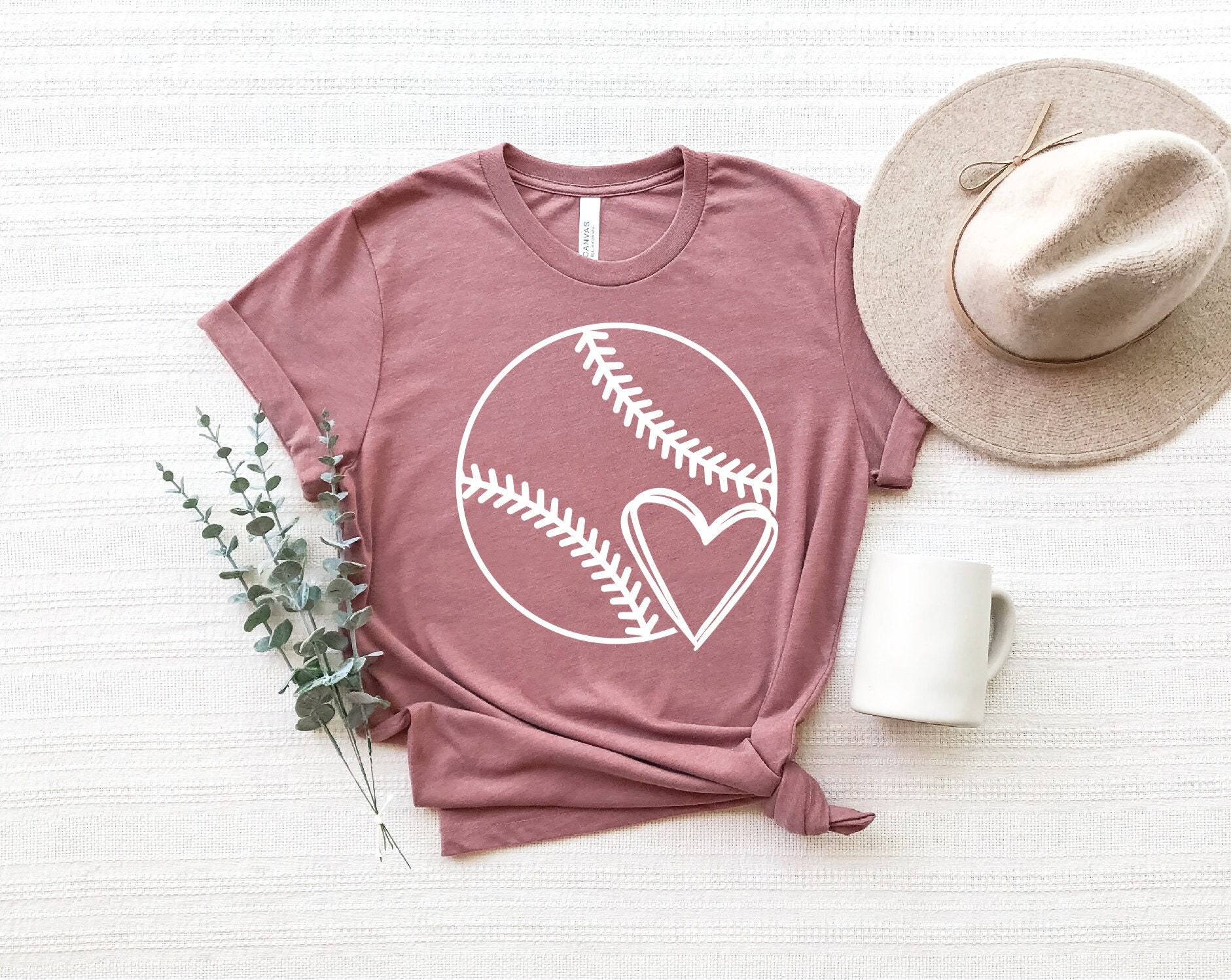 Discover Baseball Heart Shirt, Baseball Shirt, Women Baseball Shirt, Baseball Season T-Shirt