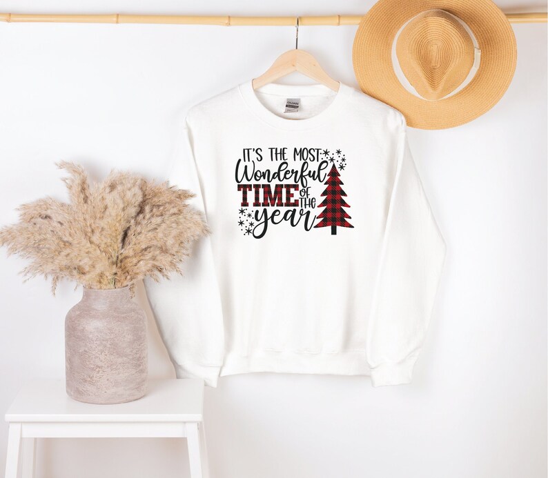 Christmas Sweatshirt, It's the Most Wonderful Time of the Year