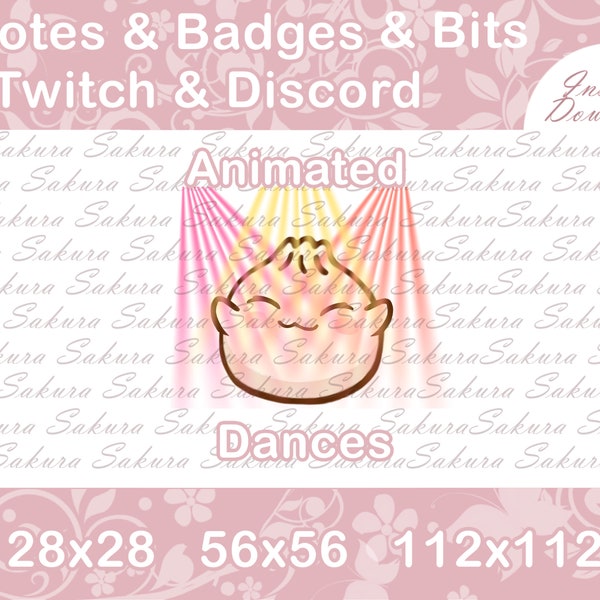 Animiertes Twitch & Discord Emote Party Discord Knödel