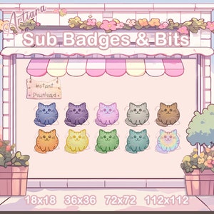 Twitch & Discord Emote Badge Bit  Cute Rabbit Bunny