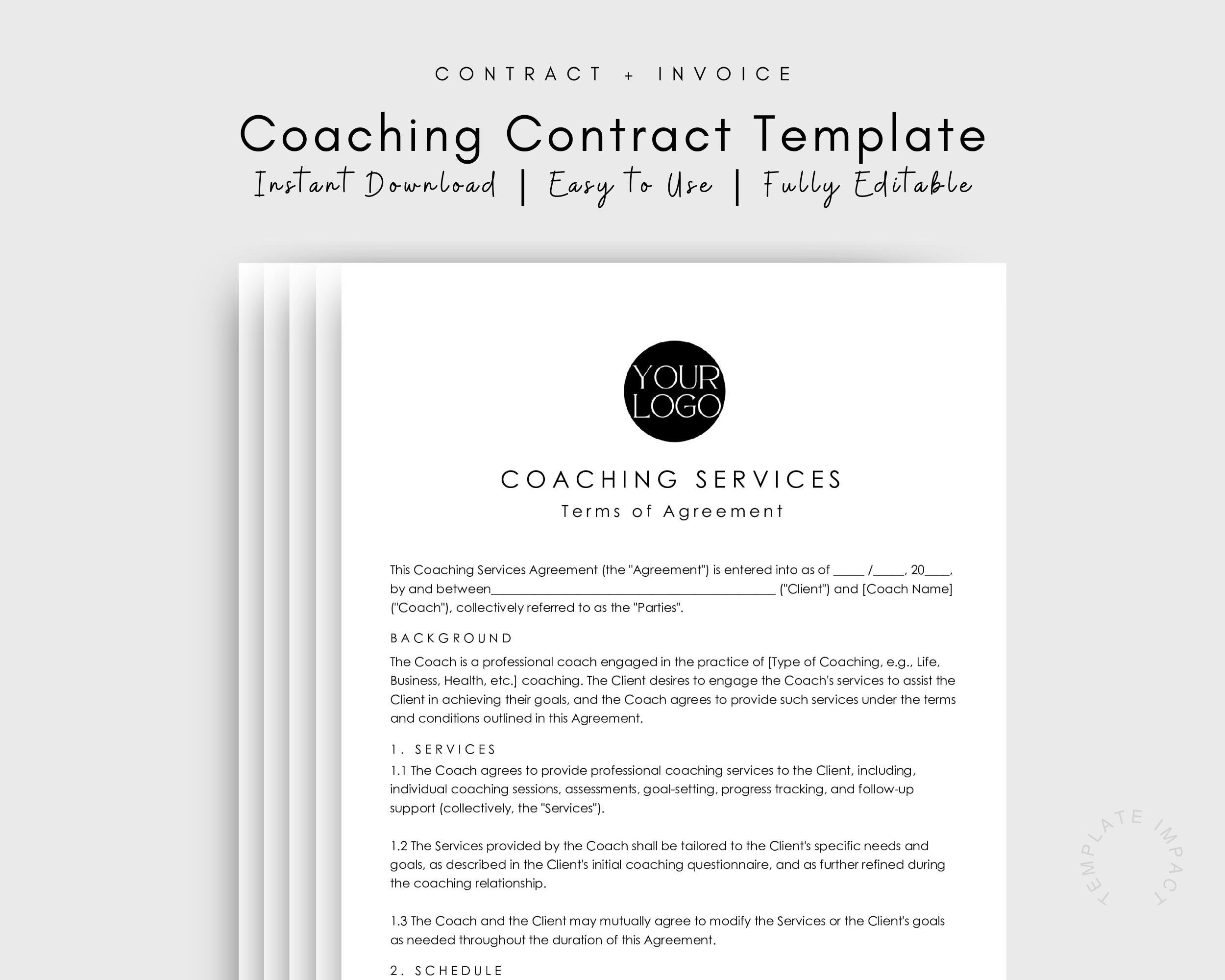 coaching-contract-and-invoice-template-instant-download-etsy