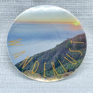 Wanderlust Sticker | Wanderlust Tavel Sticker | Love to Travel Sticker