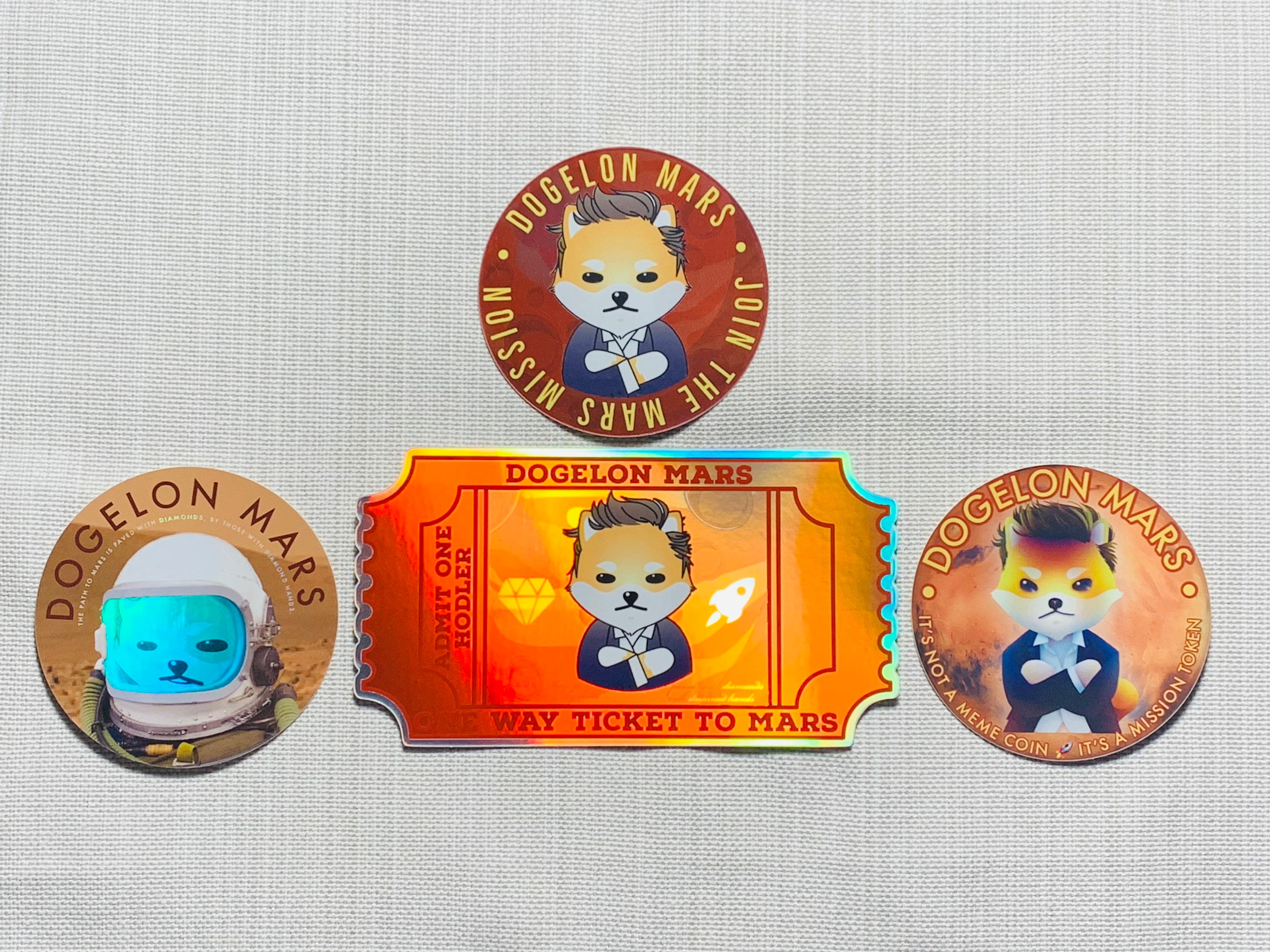 Dogelon Mars Stickers | Crypto Stickers | Doge Coin Stickers | Shiba Inu  Stickers | Meme Coin | Bitcoin | Ethereum - Etsy