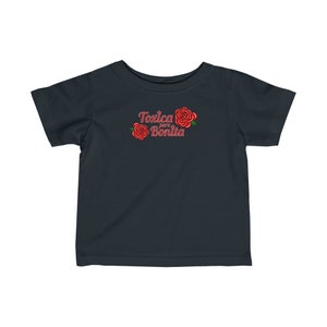 Toxica Shirt für Baby, Latein Shirt für Säugling, Geschenk zur Geburt für Mädchen, T-Shirt für Neugeborene, Weihnachtsgeschenk für Baby, Spanisch Geschenk für Babys