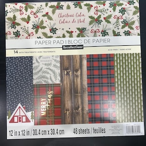 Christmas Cabin Paper Pad
