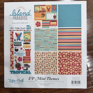 Echo Park Mini Island Paradise Paper Pack