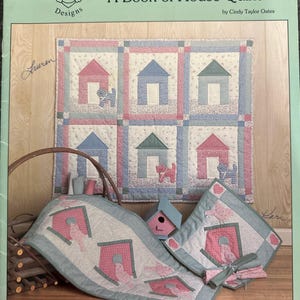Home is Where a book of house Quilts